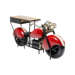 KARE Design Table De Bar Moto Rouge ^ Console|Bar & Tabouret De Bar