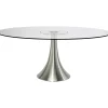 KARE Design Table En Verre Grande Possibilita 180x120cm Chromée Et Verre ^ Table