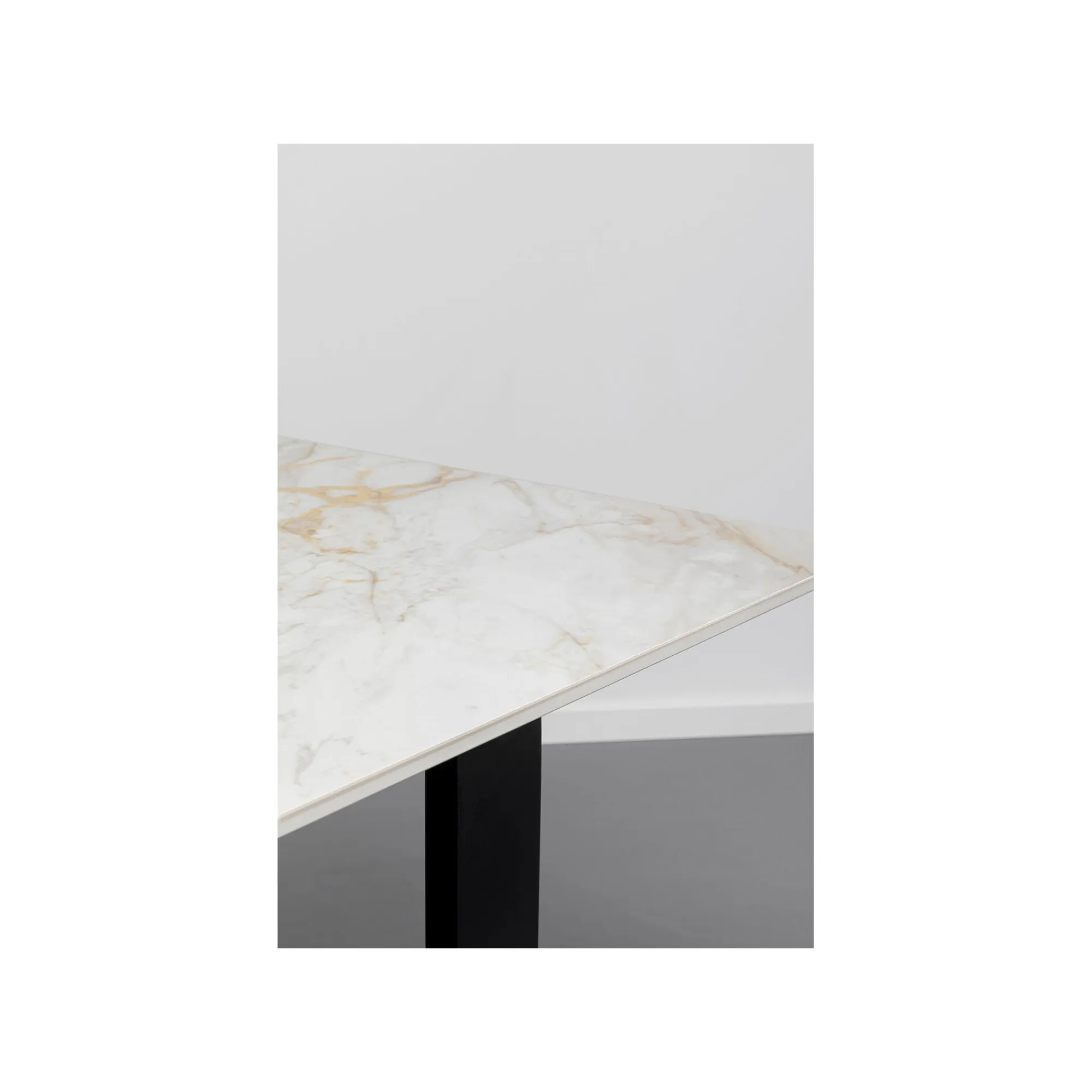 KARE Design Table Eternity Blanche Et Noire 160x80cm ^ Table