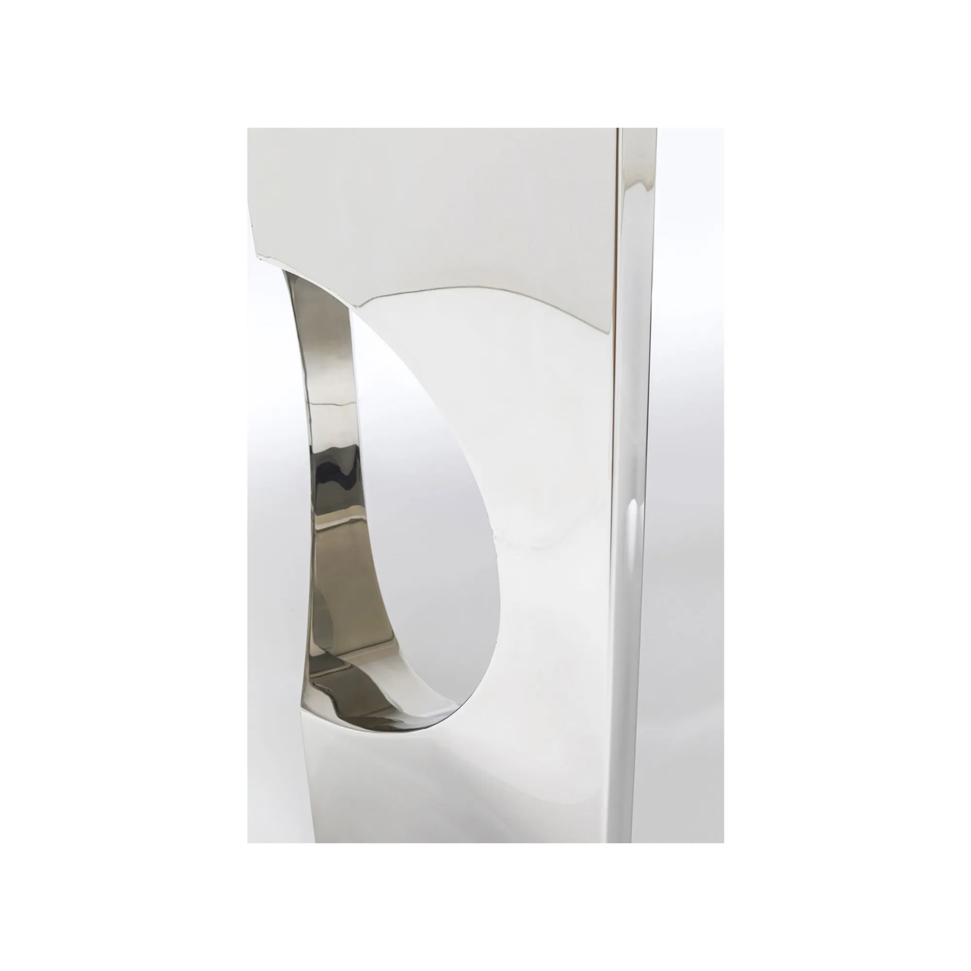 KARE Design Table Eternity Oho Blanche Et Chromée 180x90cm ^ Table