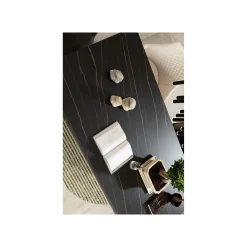 KARE Design Table Gloria 200x100cm Grès Noir ^ Table
