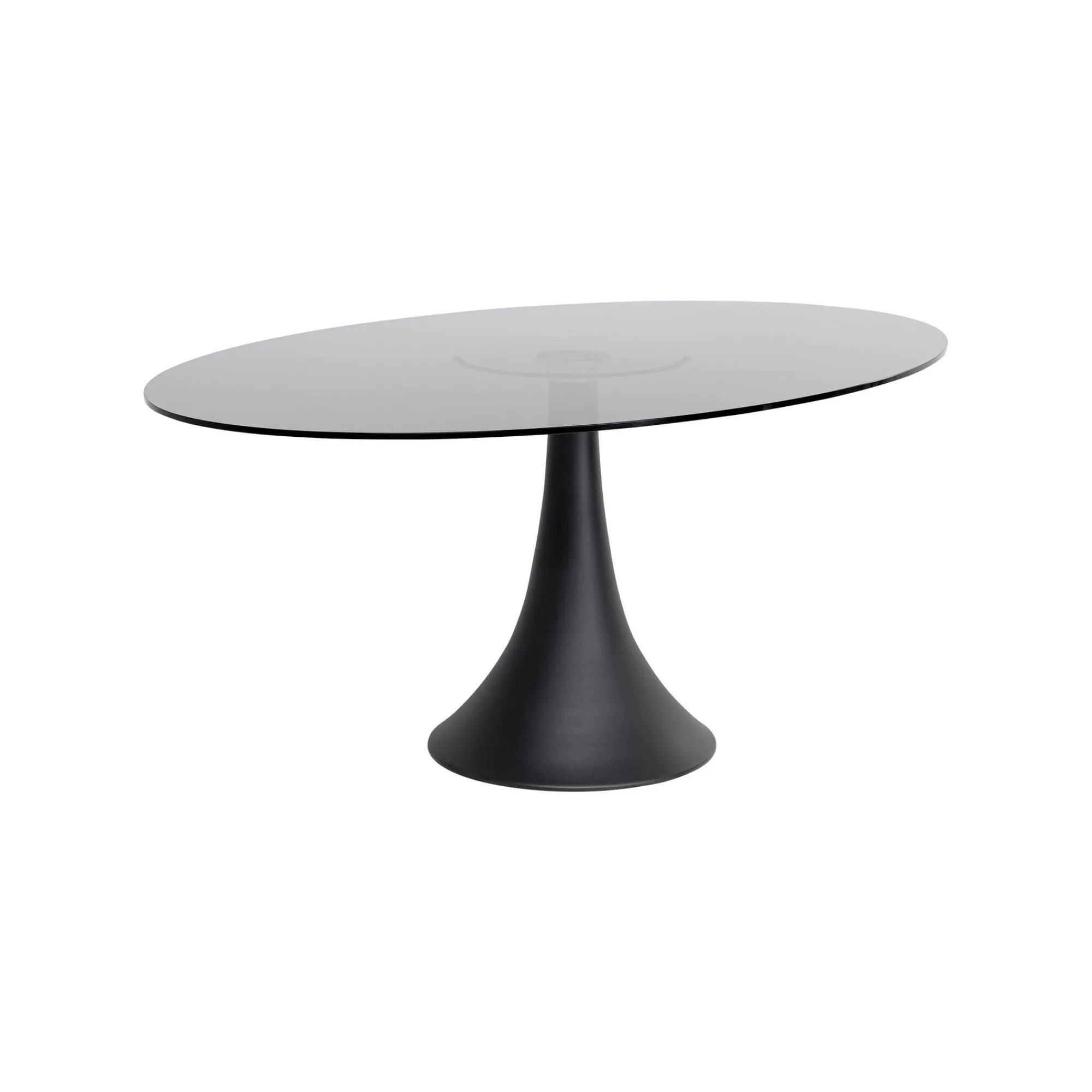 KARE Design Table Grande Possibilita 180x120cm Noire Et Verre Fumé ^ Table