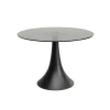 KARE Design Table Grande Possibilita 110cm Noire Et Verre Fumé ^ Table