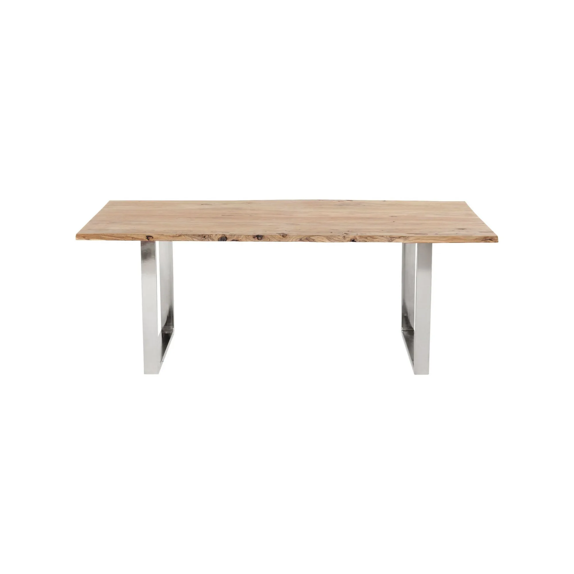 KARE Design Table Harmony Acacia Chrome 180x90cm ^ Table