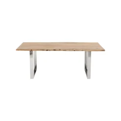 KARE Design Table Harmony Acacia Chrome 200x100cm ^ Table
