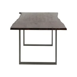 KARE Design Table Harmony Noyer Acier 160x80cm ^ Table