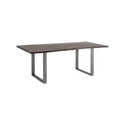 KARE Design Table Harmony Noyer Acier 160x80cm ^ Table