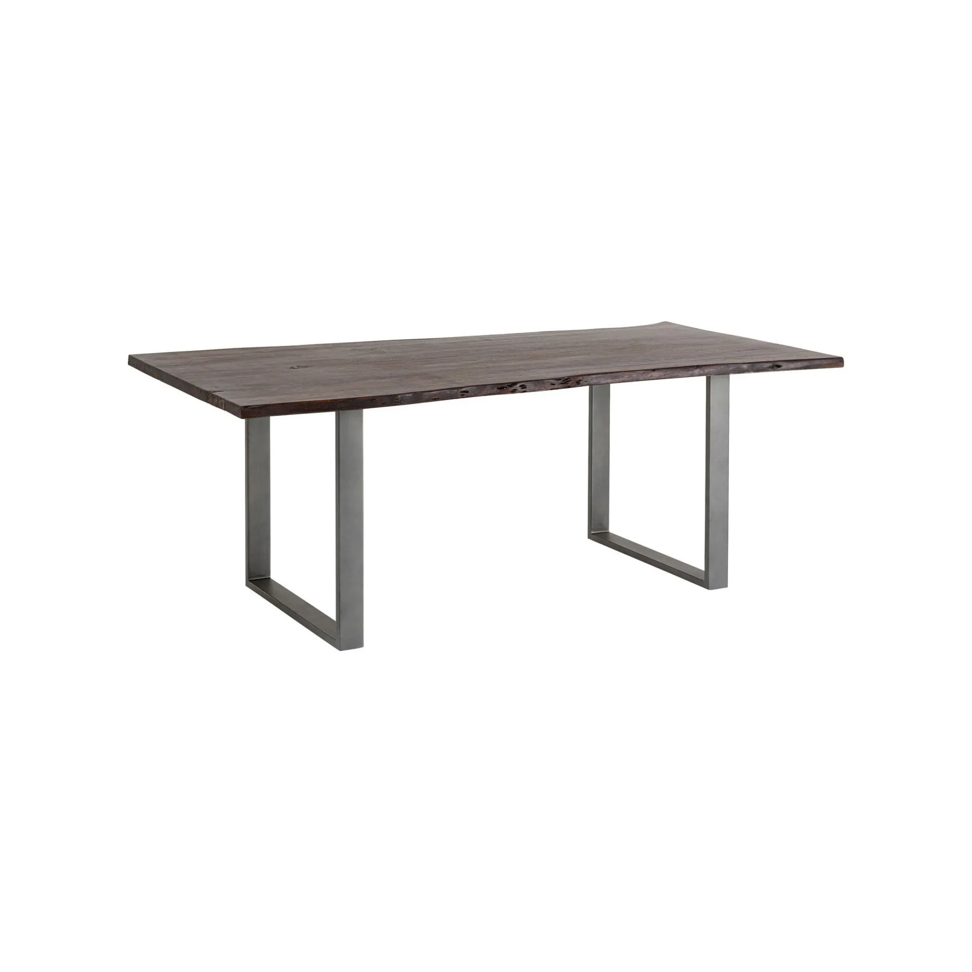 KARE Design Table Harmony Noyer Acier 160x80cm ^ Table