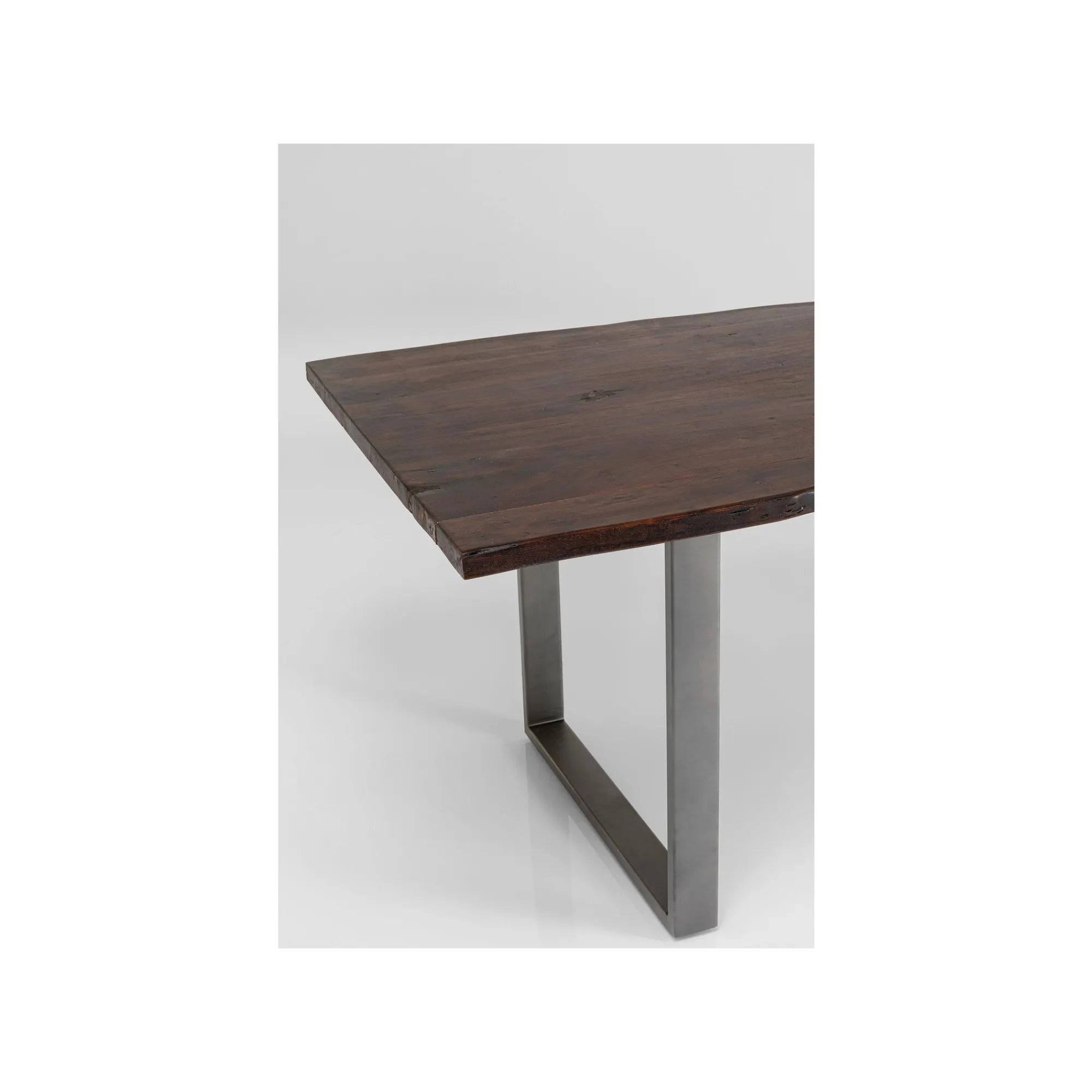 KARE Design Table Harmony Noyer Acier 180x90cm ^ Table