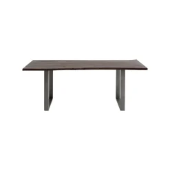 KARE Design Table Harmony Noyer Acier 200x100cm ^ Table