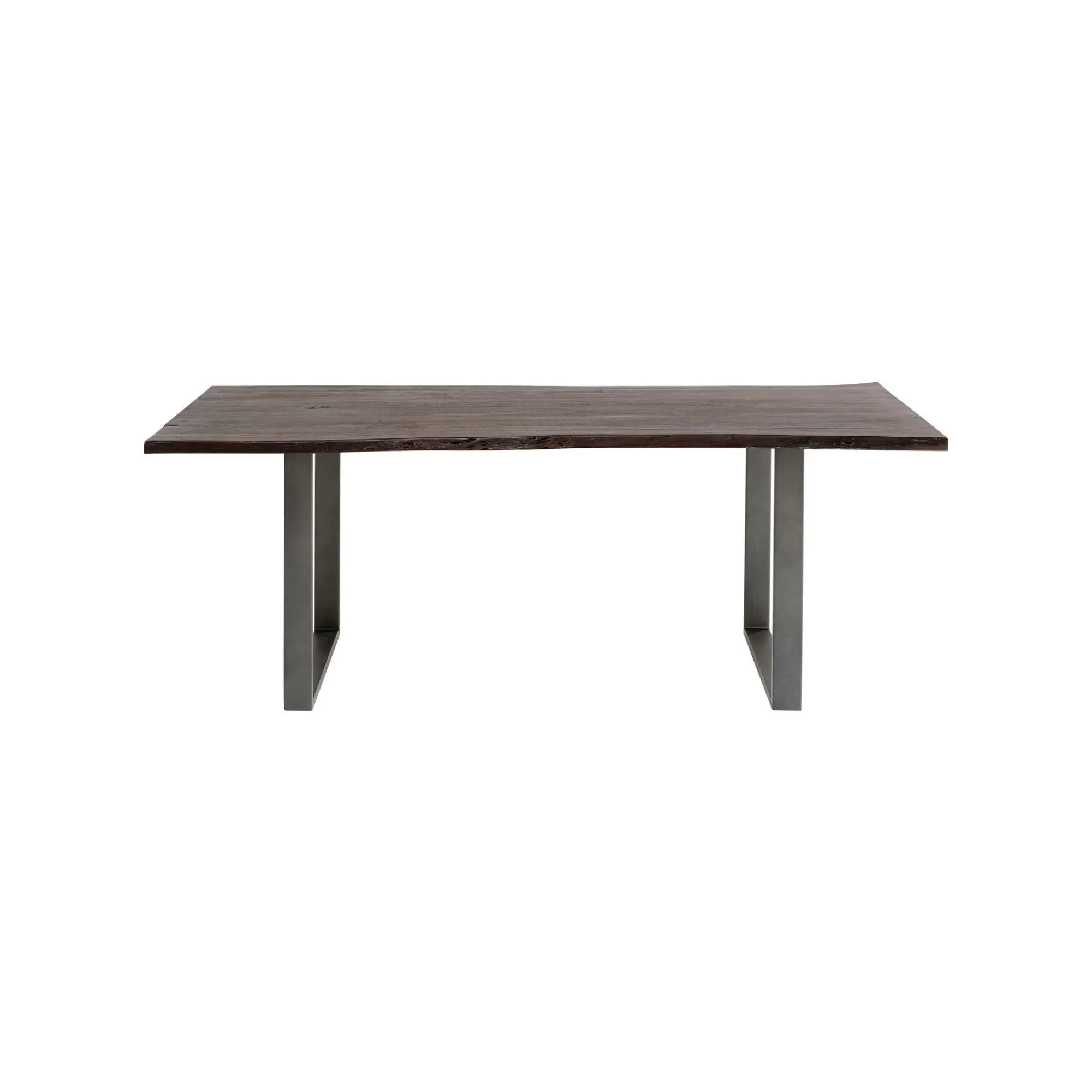 KARE Design Table Harmony Noyer Acier 200x100cm ^ Table