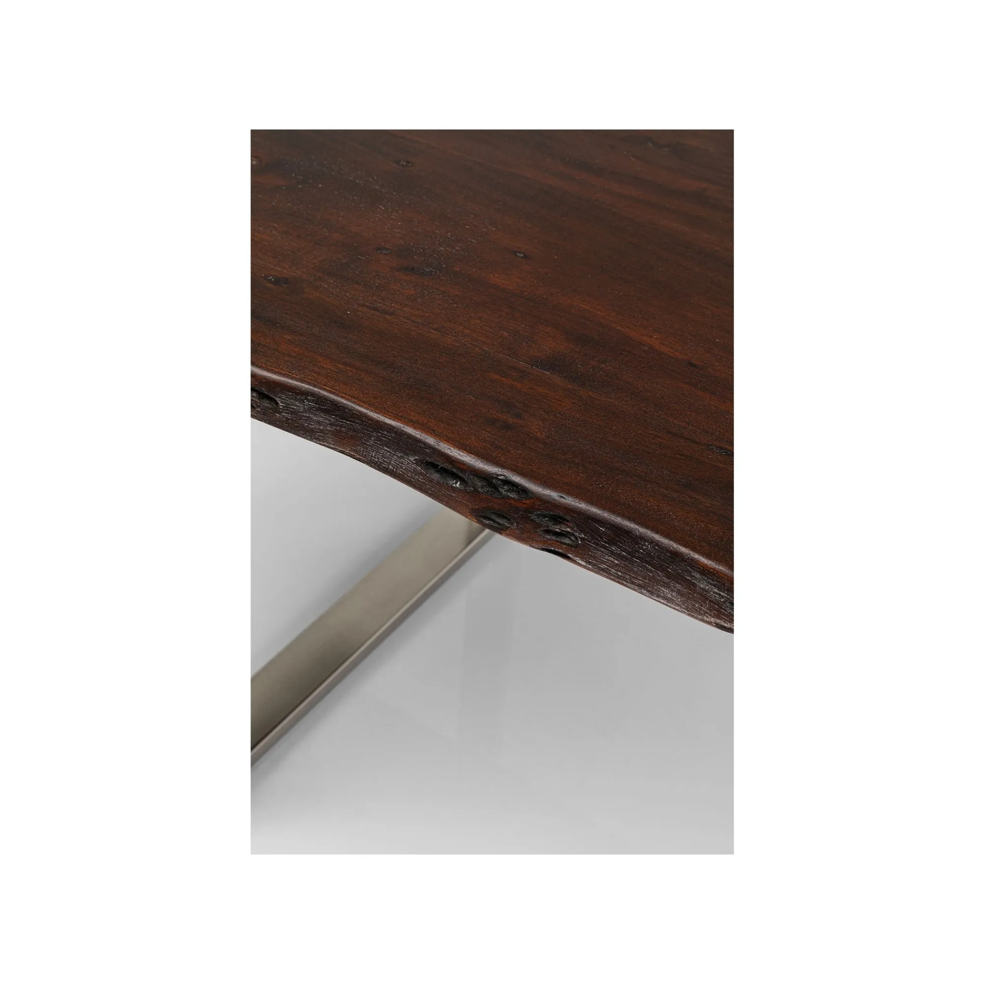KARE Design Table Harmony Noyer Chrome 180x90cm ^ Table