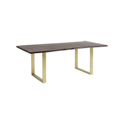 KARE Design Table Harmony Noyer Laiton 160x80cm ^ Table