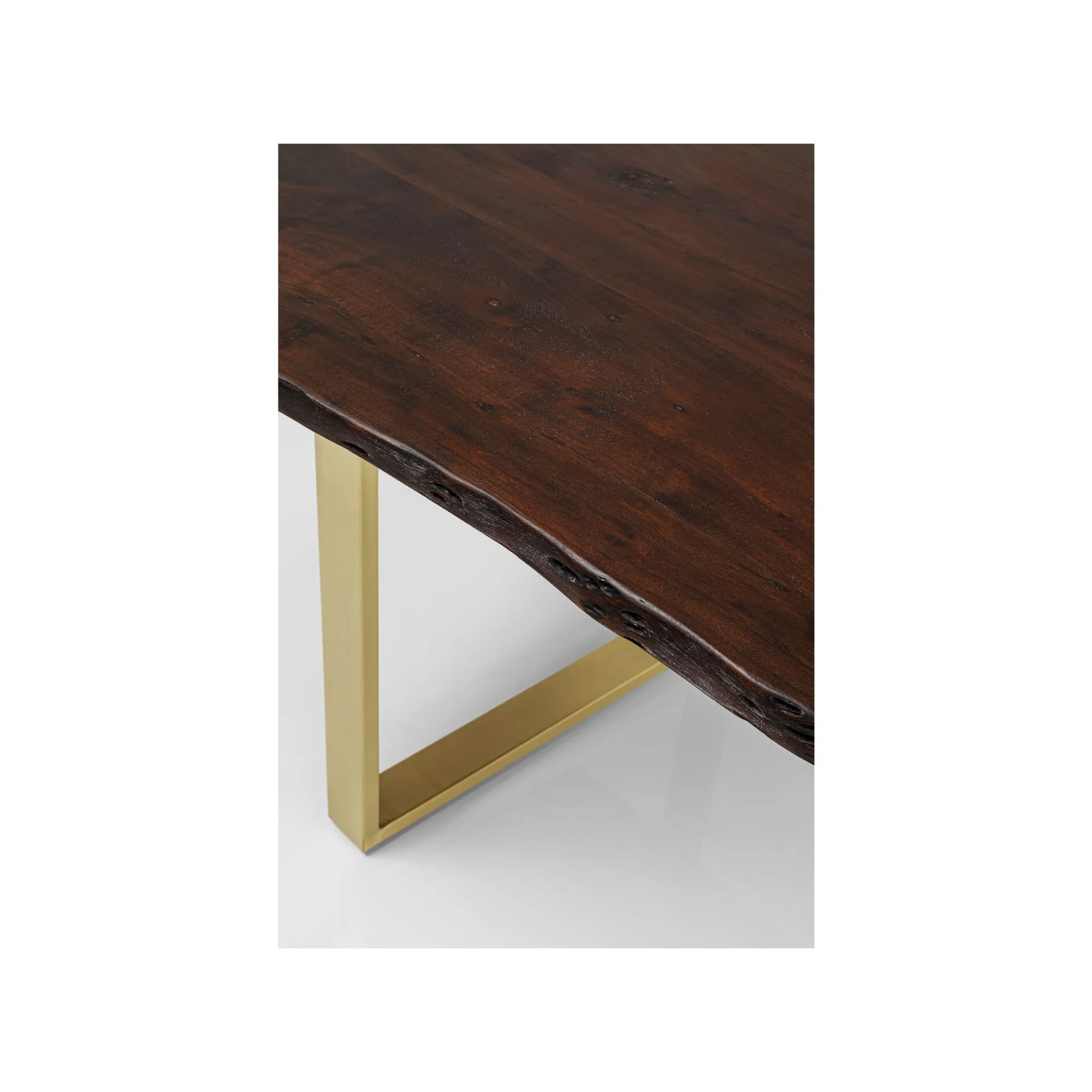 KARE Design Table Harmony Noyer Laiton 200x100cm ^ Table