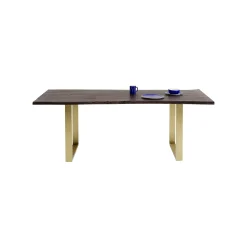KARE Design Table Harmony Noyer Laiton 200x100cm ^ Table