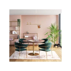 KARE Design Table Invitation Noyer & Dorée ^ Table