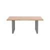 KARE Design Table Jackie Chêne Acier 160x80cm ^ Table