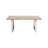 KARE Design Table Jackie Chêne Chrome 160x80cm ^ Table