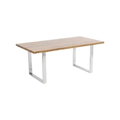 KARE Design Table Jackie Chêne Chrome 160x80cm ^ Table