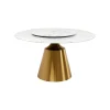 KARE Design Table Lucia 135cm Blanche Et Dorée ^ Table