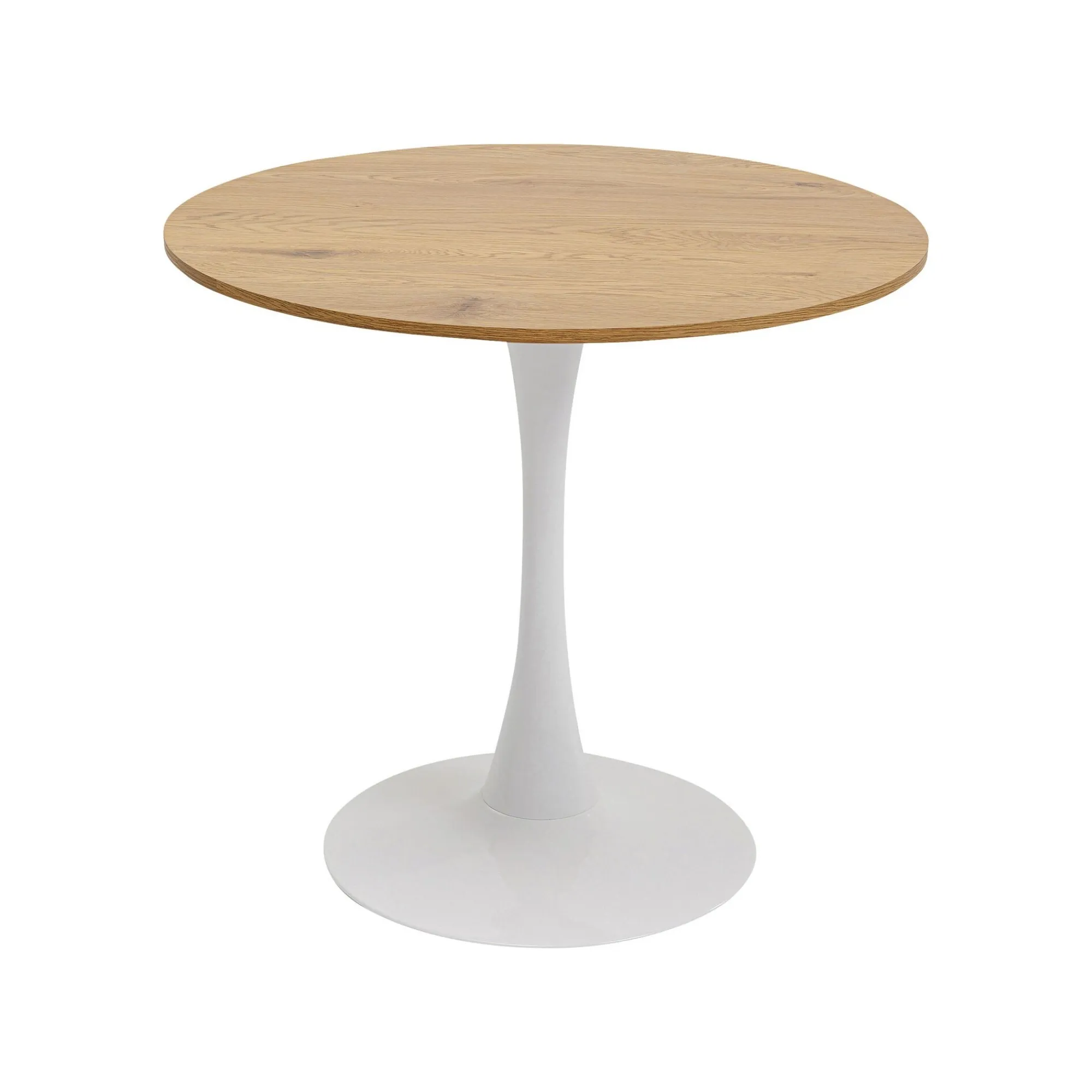 KARE Design Table Schickeria 80cm Chêne Et Blanche ^ Table