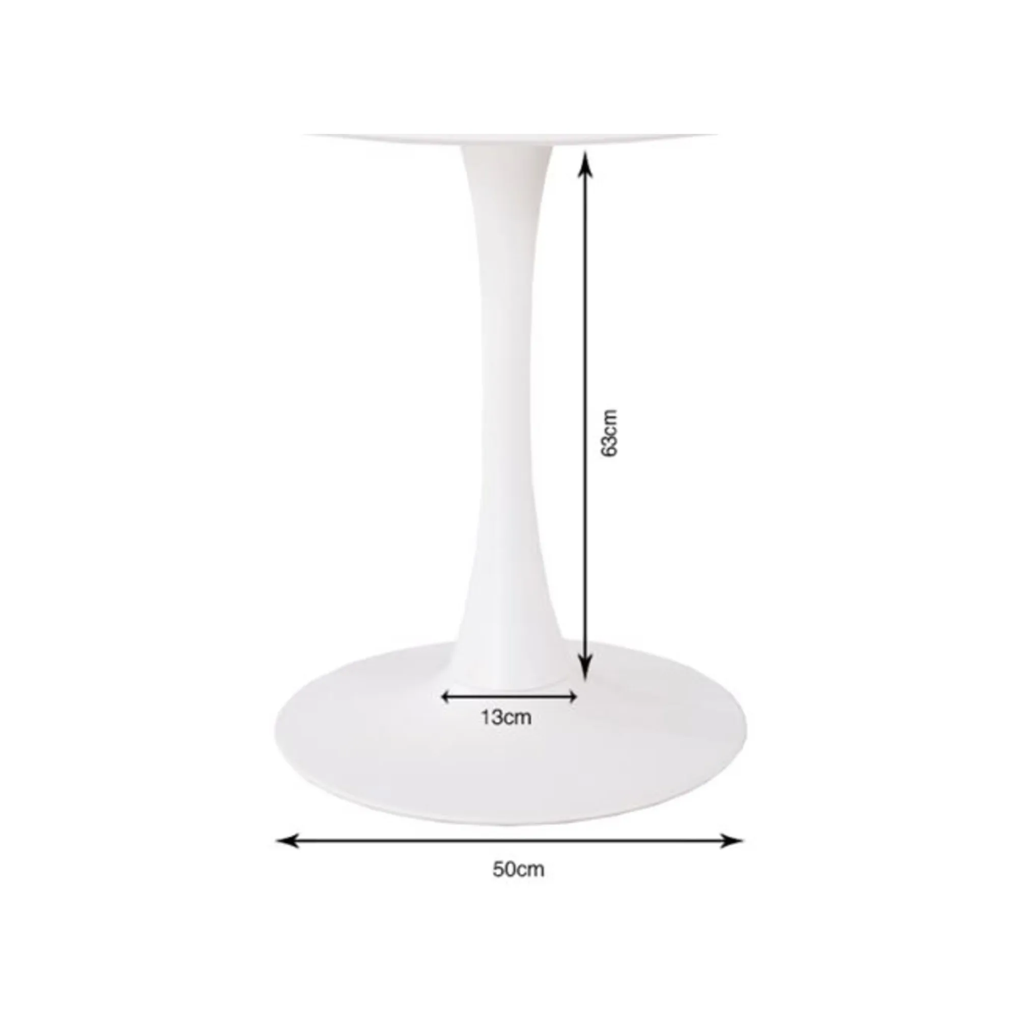 KARE Design Table Schickeria 80cm Chêne Et Blanche ^ Table