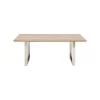KARE Design Table Symphony Acacia Chrome 180x90cm ^ Table