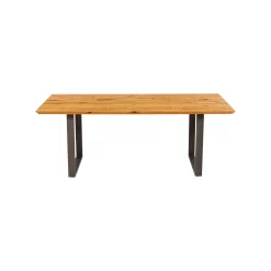 KARE Design Table Symphony Chêne Acier 200x100cm ^ Table