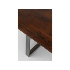 KARE Design Table Symphony Noyer Acier 200x100cm ^ Table