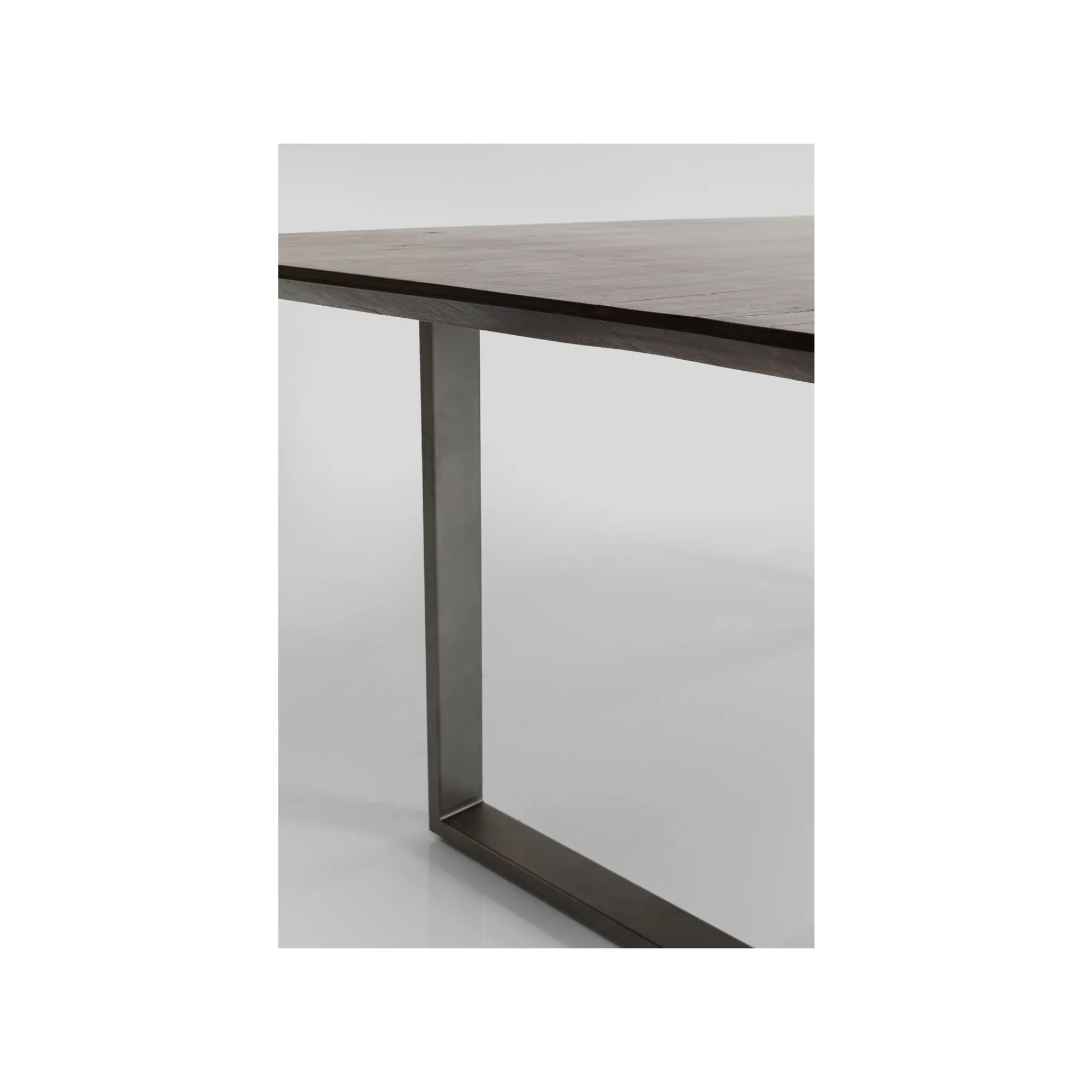 KARE Design Table Symphony Noyer Acier 200x100cm ^ Table