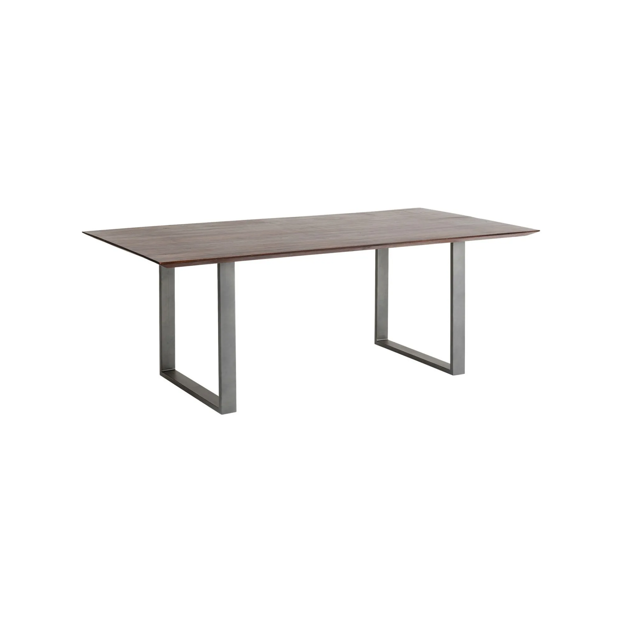 KARE Design Table Symphony Noyer Acier 200x100cm ^ Table