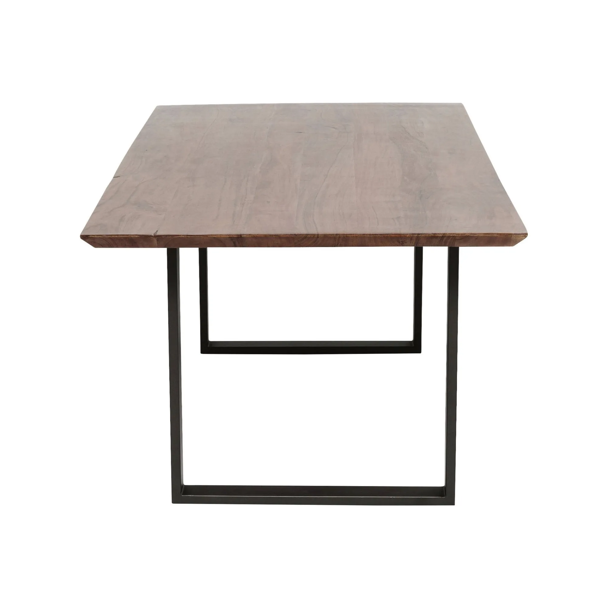 KARE Design Table Symphony Noyer Acier 200x100cm ^ Table