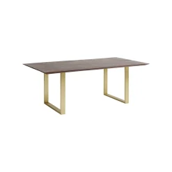 KARE Design Table Symphony Noyer Laiton 160x80cm ^ Table