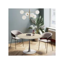 KARE Design Table Veneto Crème 110cm ^ Table