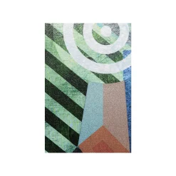 KARE Design Tableau Buste Géométrique Bleu 100x150cm ^ Tableau