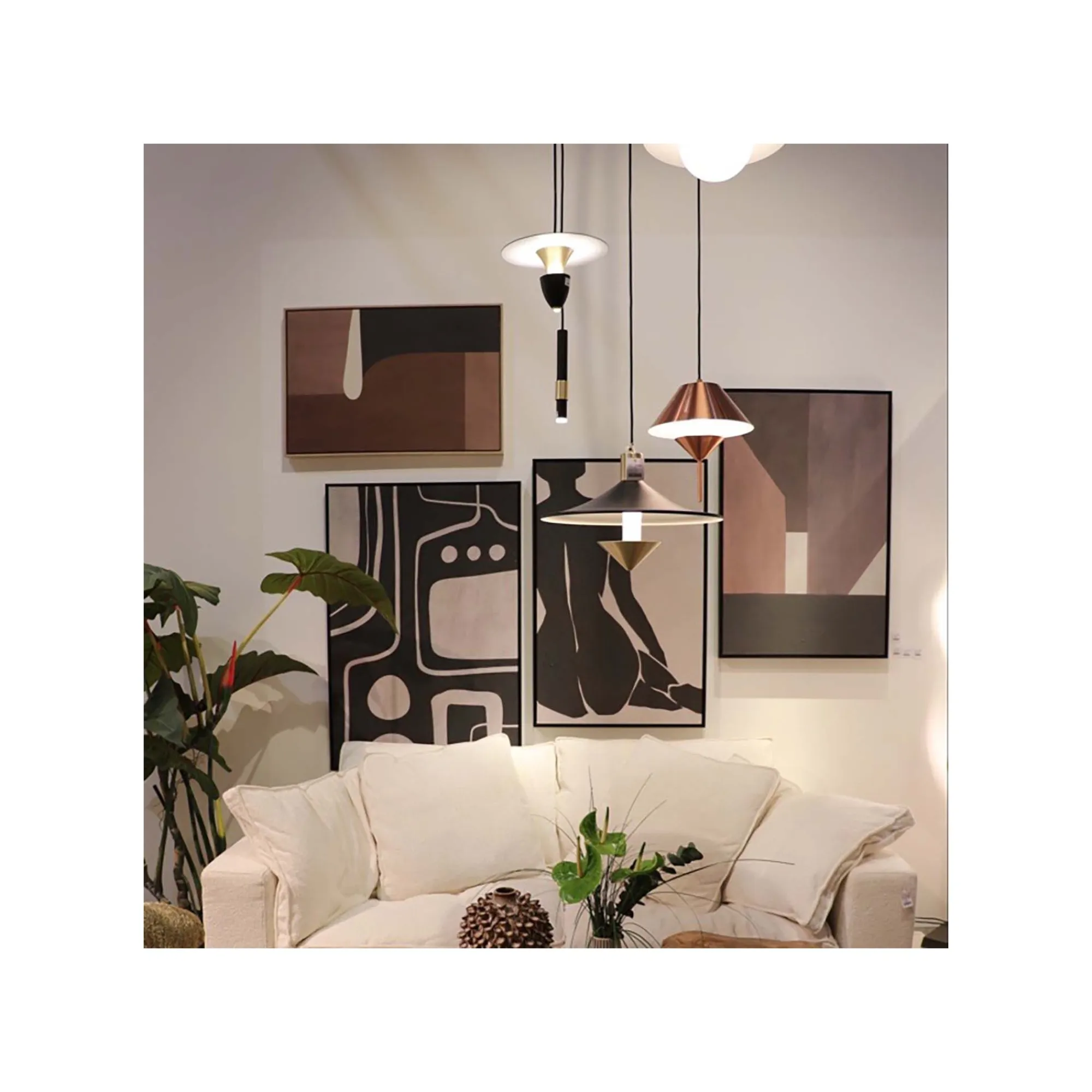 KARE Design Tableau Classic Shape 63x93cm Marron ^ Tableau