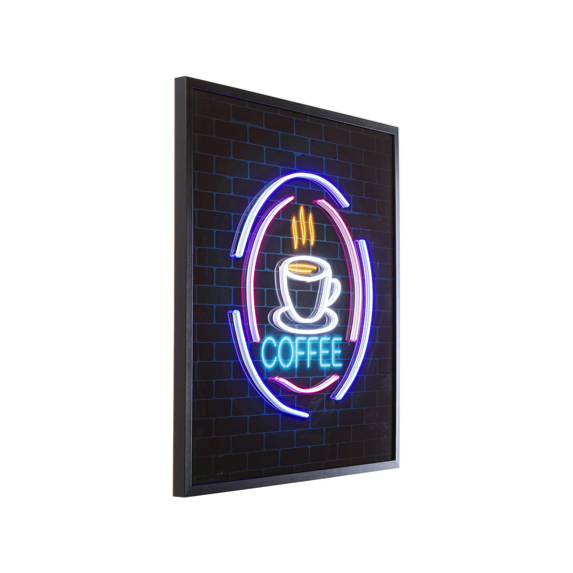 KARE Design Tableau Coffee LED 3D 80x80cm ^ Tableau