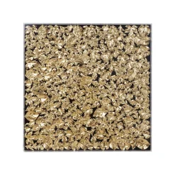 KARE Design Tableau 3D Feuilles Dorées 120x120cm ^ Tableau