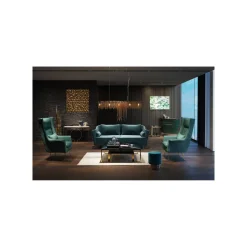 KARE Design Tableau 3D Fleurs Dorées 120x120cm ^ Tableau