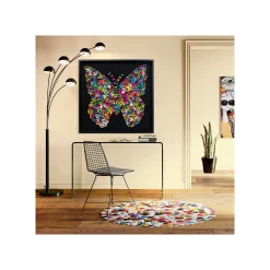 KARE Design Tableau 3D Papillons 120x120cm ^ Tableau