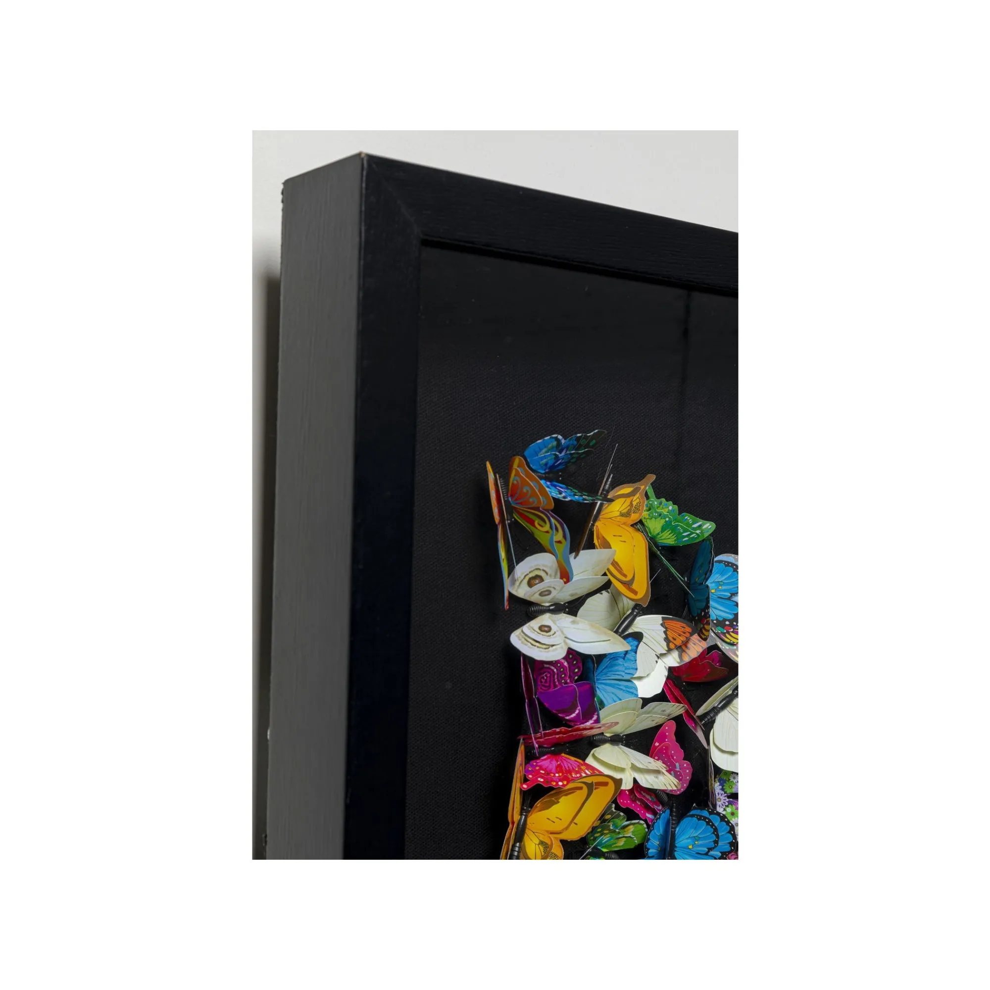 KARE Design Tableau 3D Papillons 120x120cm ^ Tableau
