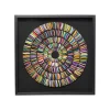 KARE Design Tableau 3D Pasta Cercles 80x80cm ^ Tableau