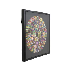 KARE Design Tableau 3D Pasta Cercles 80x80cm ^ Tableau