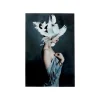 KARE Design Tableau En Verre Femme Colombes 80x120cm ^ Tableau