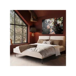 KARE Design Tableau En Verre Femme Fleurs Papillons Gauche 150x100cm ^ Tableau