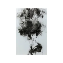 KARE Design Tableau En Verre Fumée Cheveux 100x150cm ^ Tableau