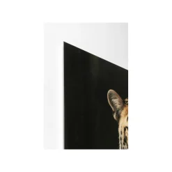 KARE Design Tableau En Verre Léopard Costume 100x150cm ^ Tableau