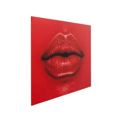 KARE Design Tableau En Verre Lèvres 120x80cm ^ Tableau