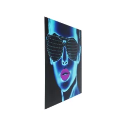 KARE Design Tableau En Verre Tough Girl 120x120cm ^ Tableau