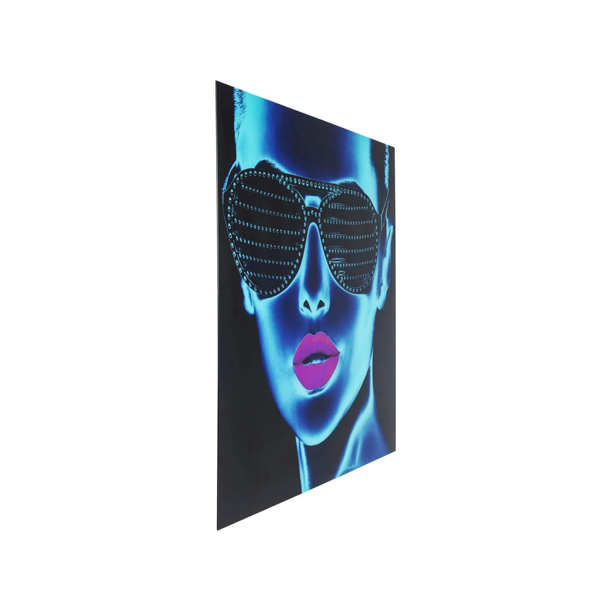 KARE Design Tableau En Verre Tough Girl 120x120cm ^ Tableau